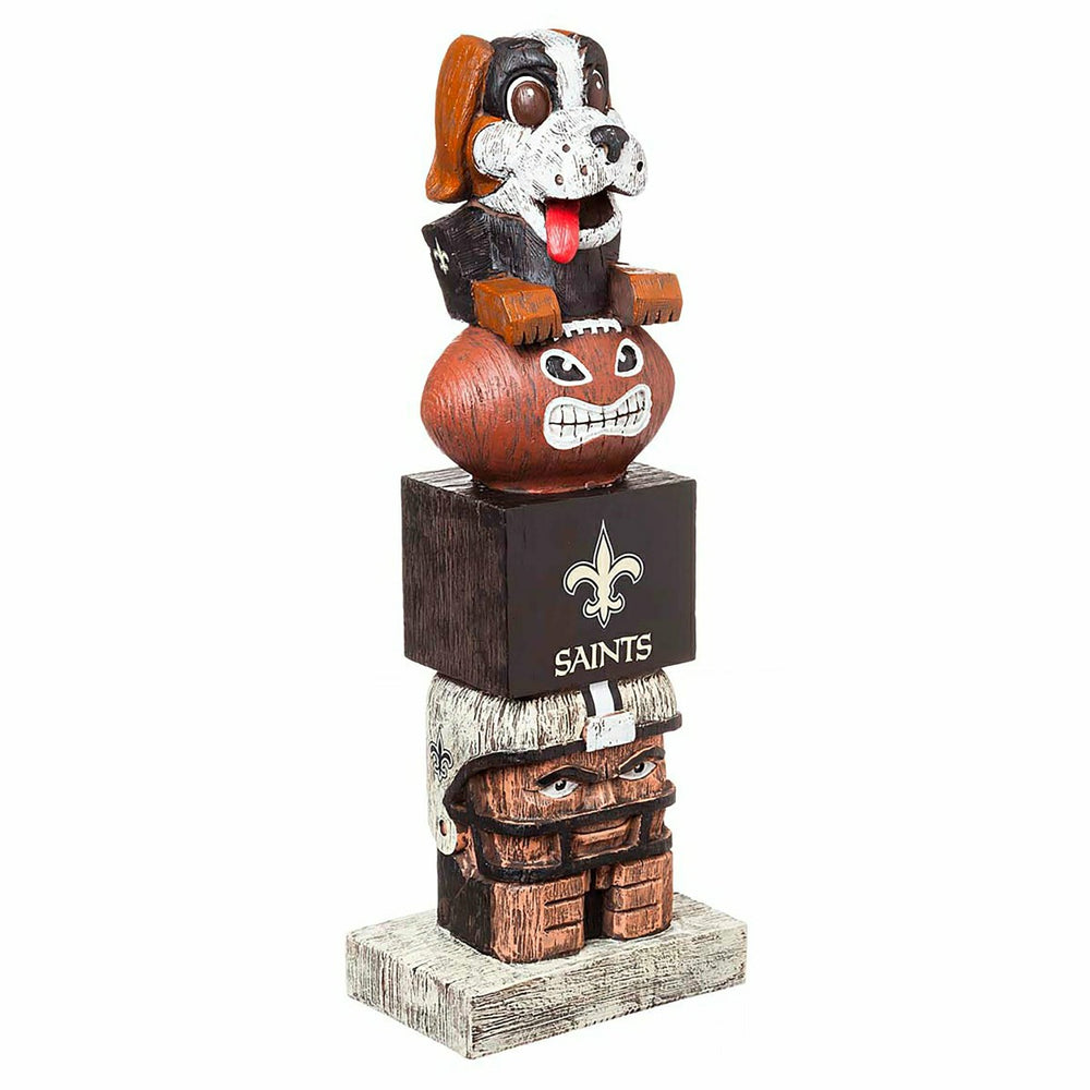 New Orleans Saints Tiki Team Totem Garden Statue