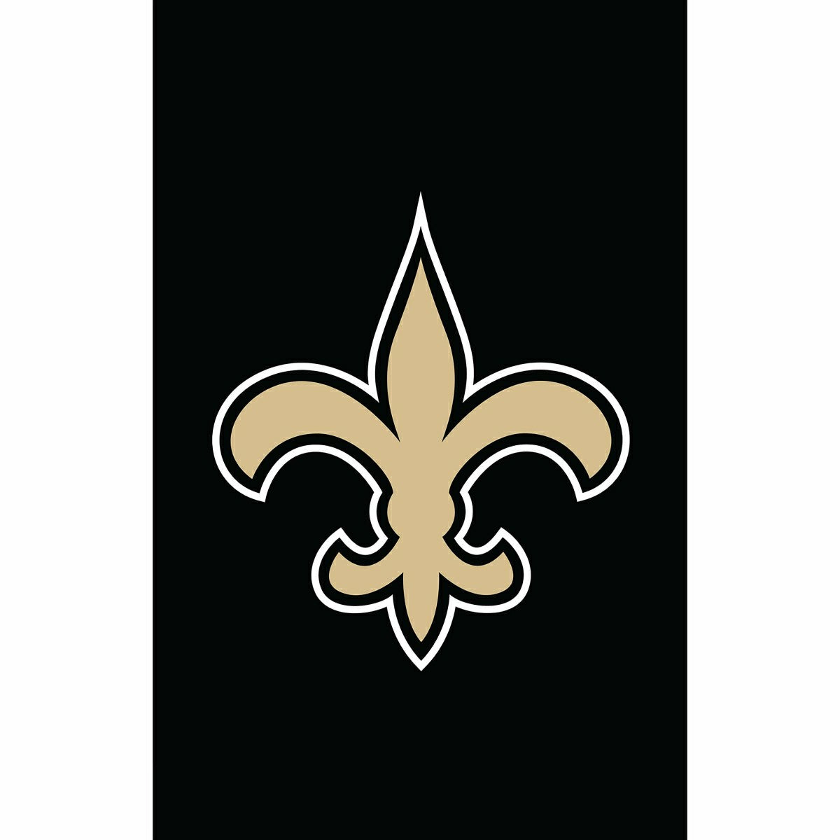 New Orleans Saints Applique Garden Flag