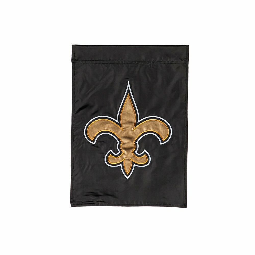 New Orleans Saints Applique Garden Flag