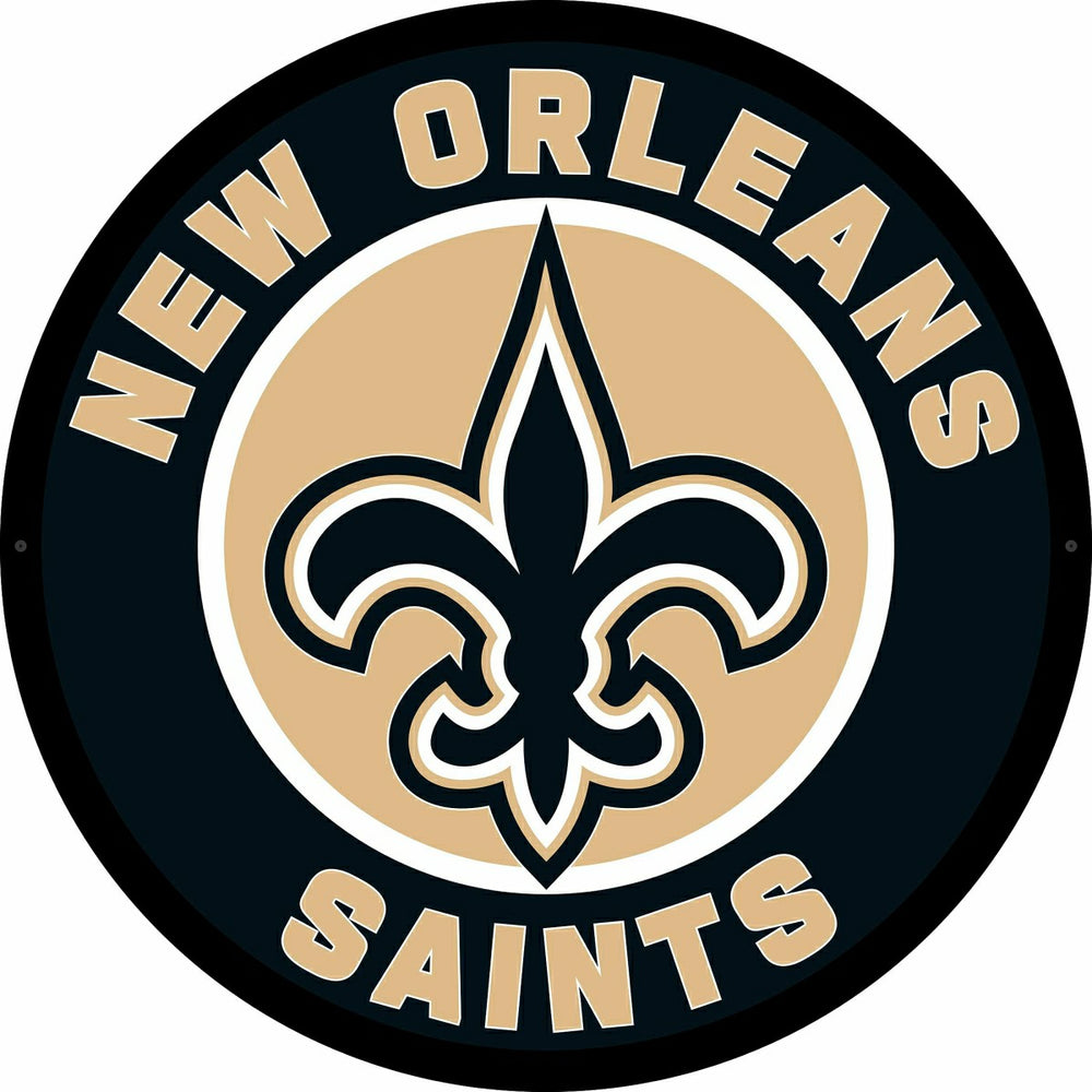 LED Wall Decor, Round, New Orleans Saints