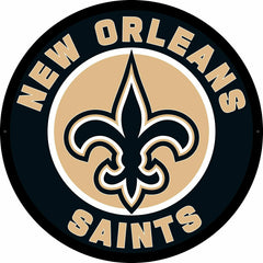 LED Wall Decor, Round, New Orleans Saints