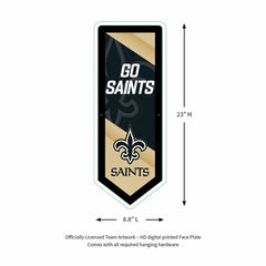 LED Wall Decor, Pennant, New Orleans Saints