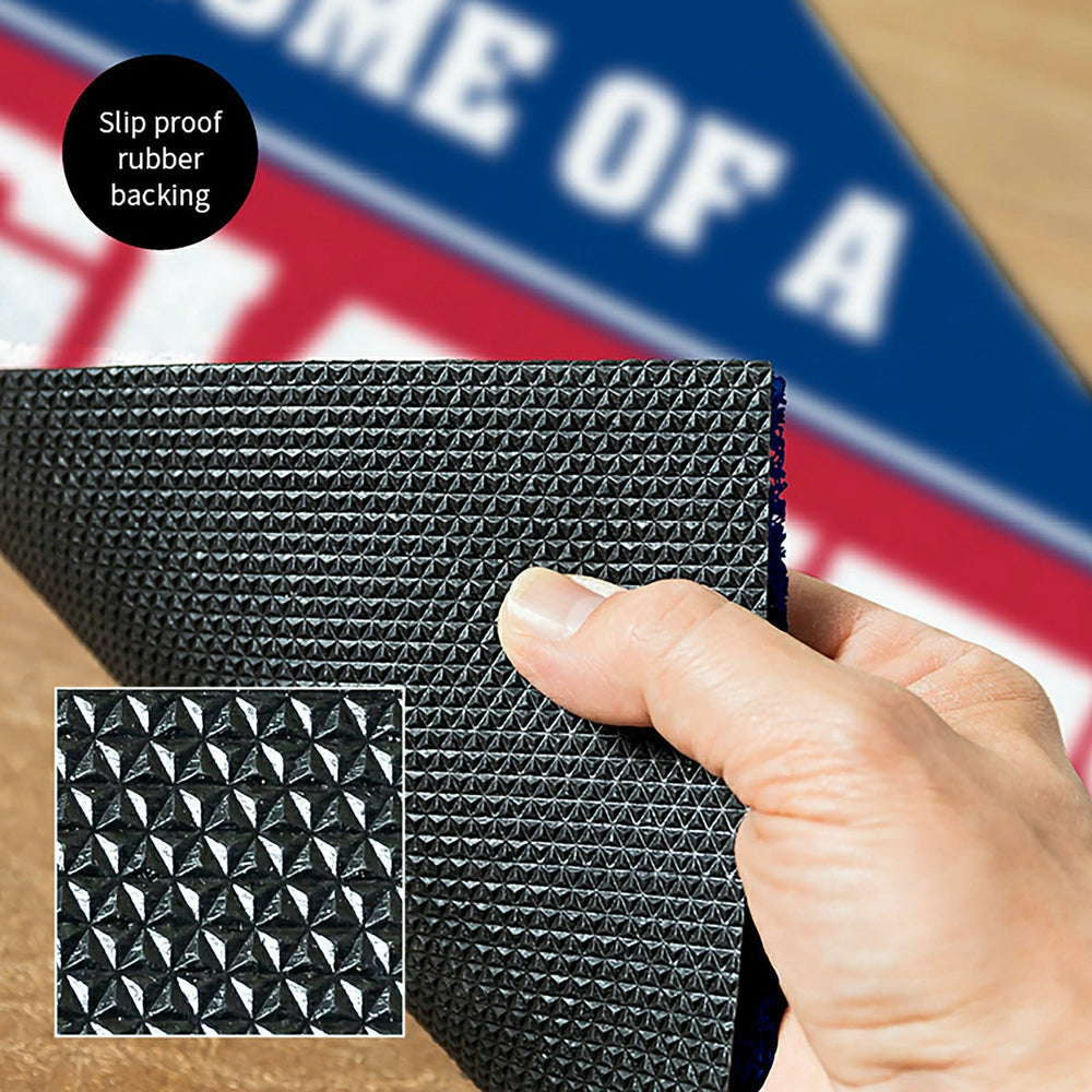 New York Giants, PVC Mat COLOR, Home of a Fan