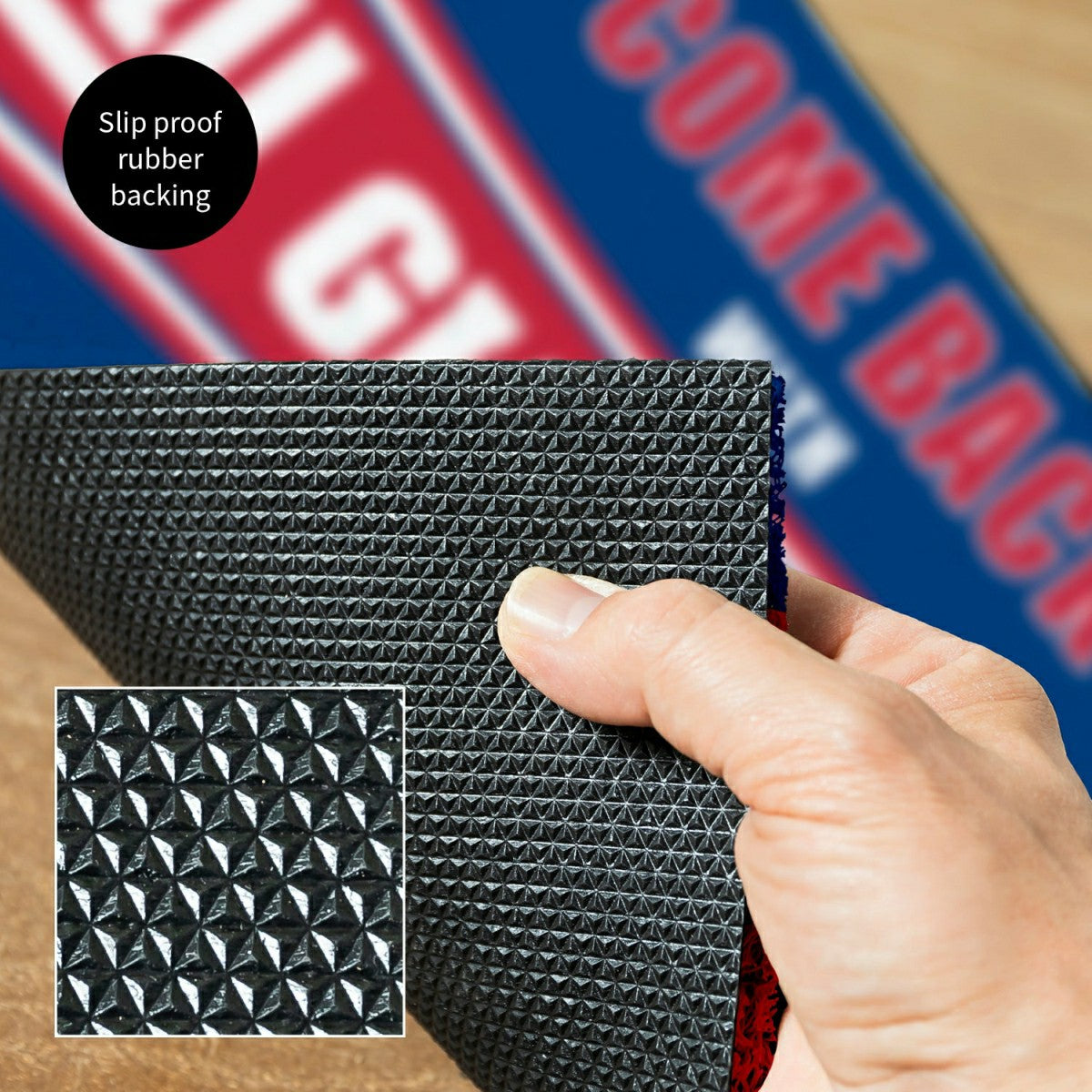 28" x 16" PVC Trapper Mat, Come Back with Tickets, New York Giants