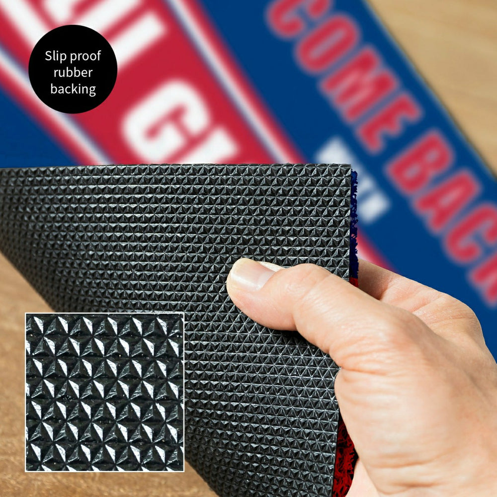28" x 16" PVC Trapper Mat, Come Back with Tickets, New York Giants