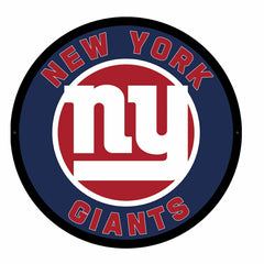 LED Wall Decor, Round, New York Giants