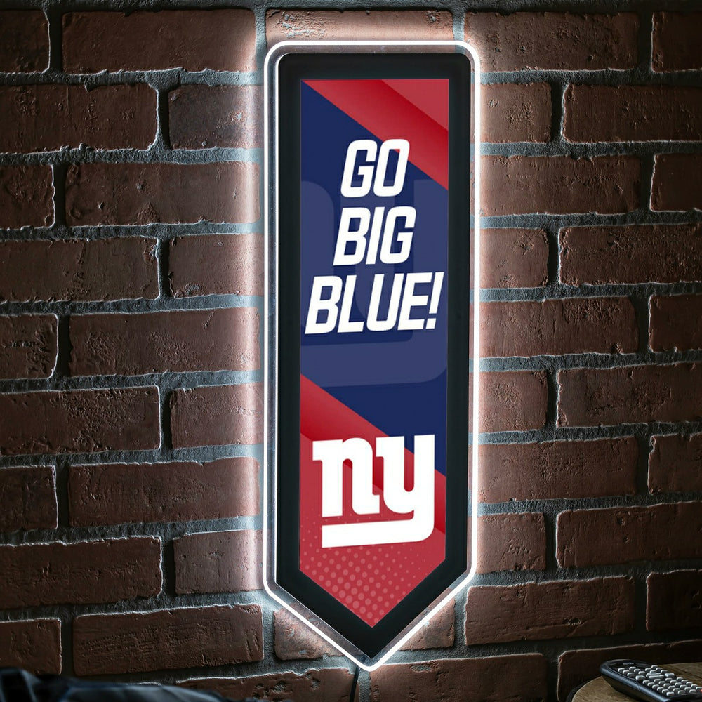 LED Wall Decor, Pennant, New York Giants