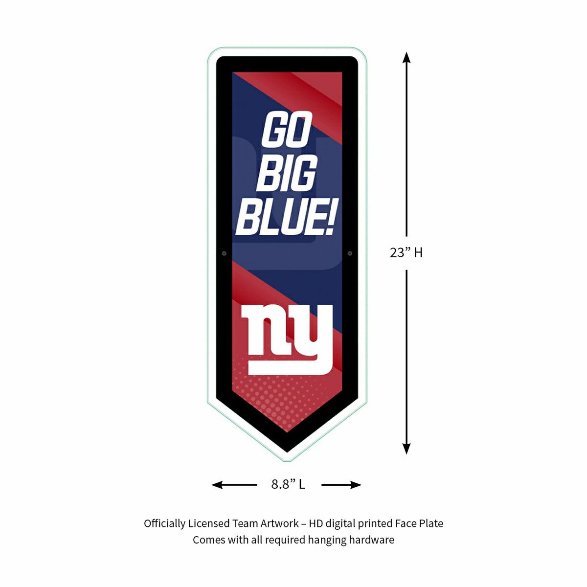 LED Wall Decor, Pennant, New York Giants