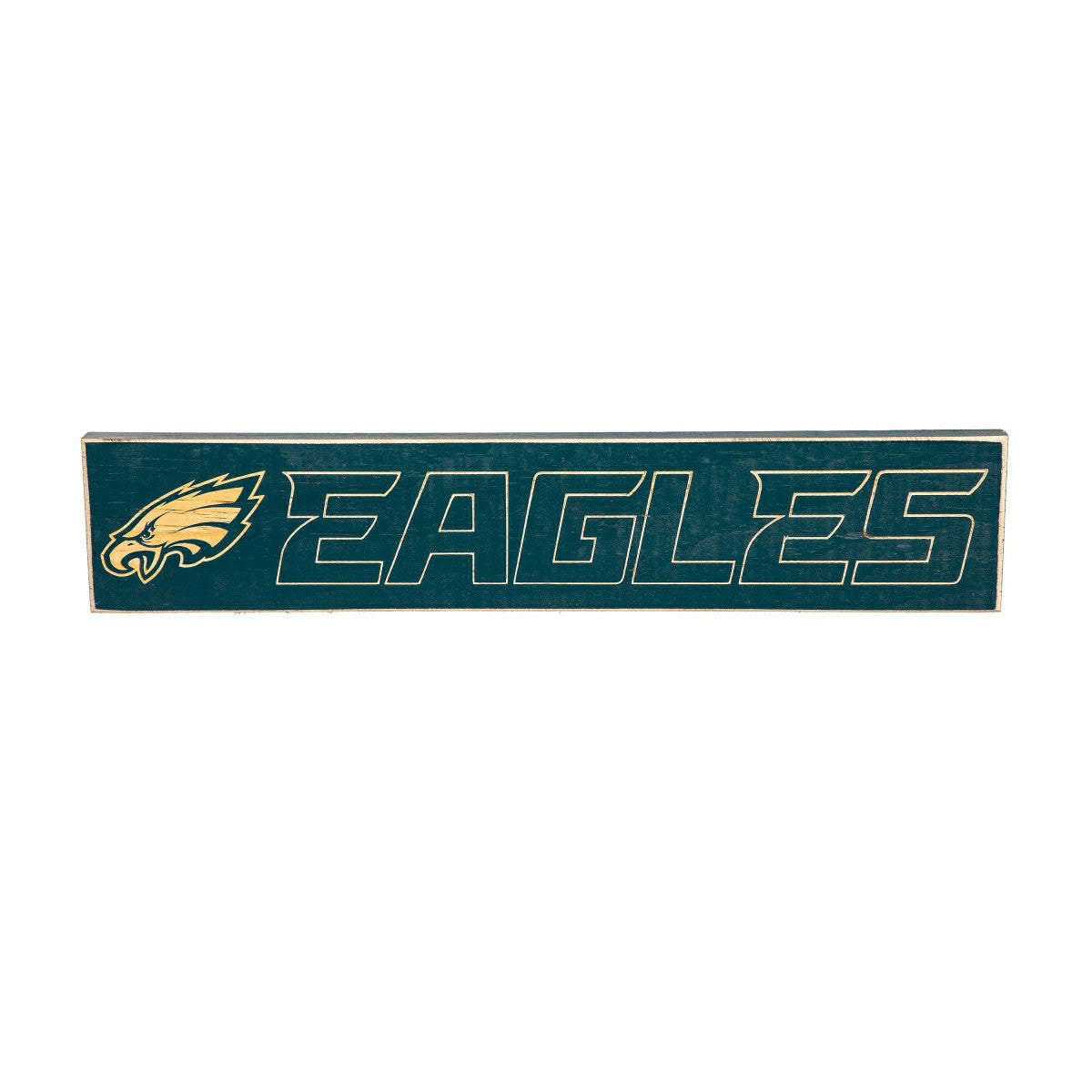 Philadelphia Eagles Engraved Wood Sign, 3.5" x 18"