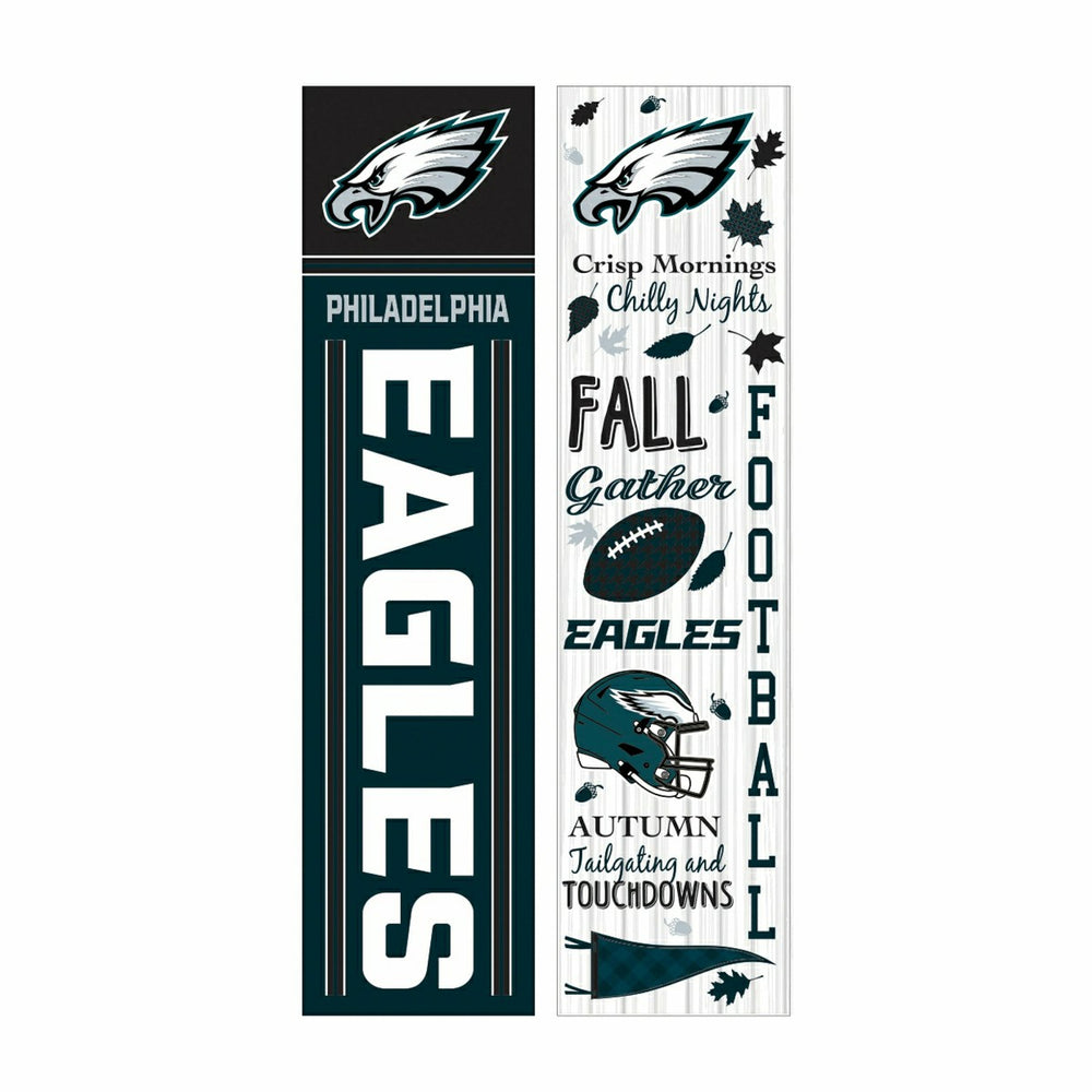 46" Double Sided Leaner, Philadelphia Eagles, Fall Seasonal