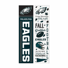 46" Double Sided Leaner, Philadelphia Eagles, Fall Seasonal