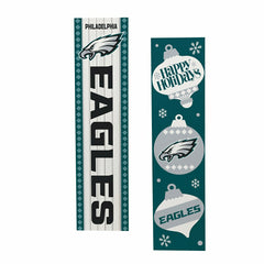 47" Double Sided Leaner, Philadelphia Eagles, Christmas