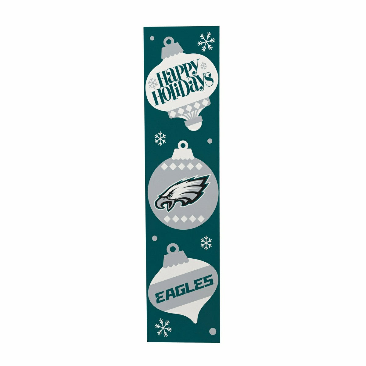 47" Double Sided Leaner, Philadelphia Eagles, Christmas
