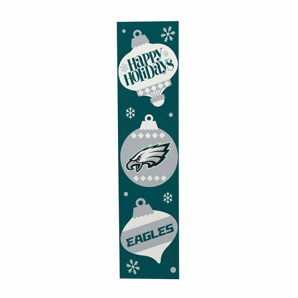 47" Double Sided Leaner, Philadelphia Eagles, Christmas