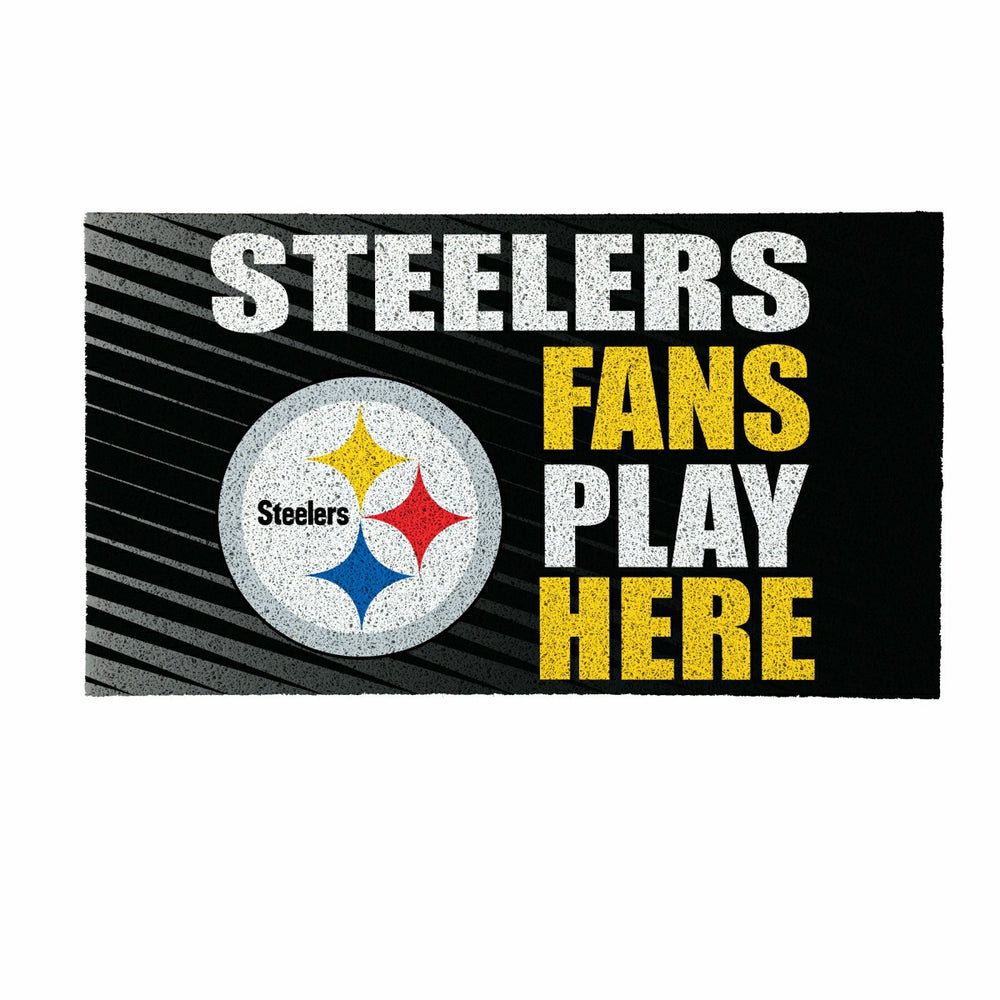 Pittsburgh Steelers Fan Mat, 28"x16"