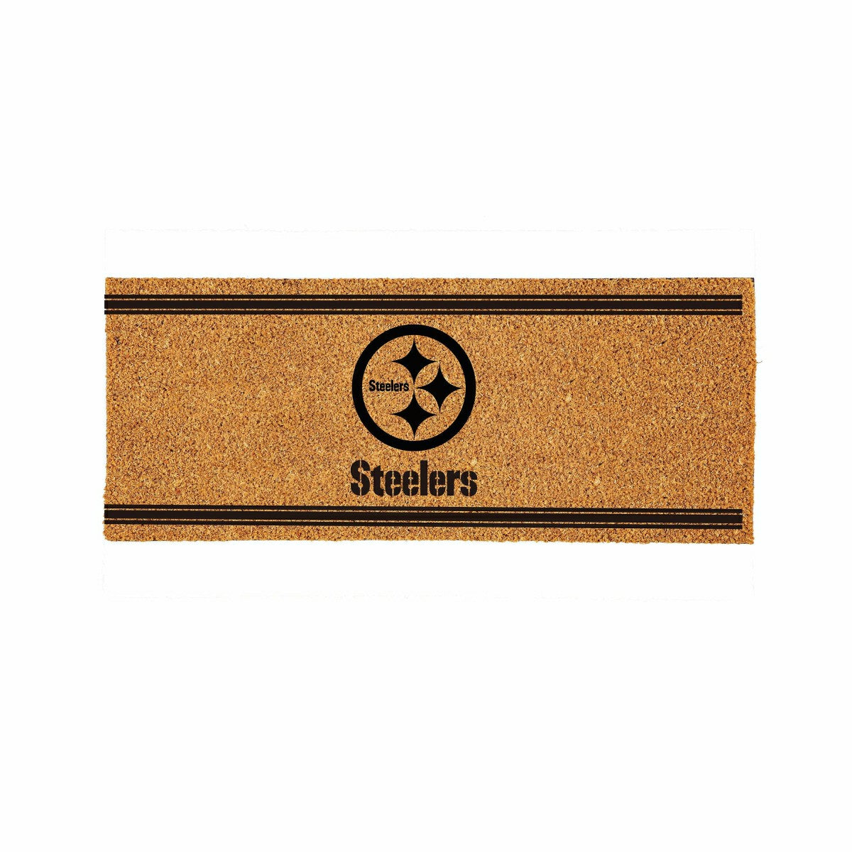 Pittsburgh Steelers Extra Large One Color Coir Mat, 60"x24"