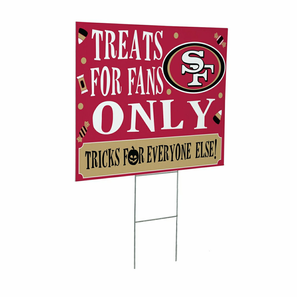 San Francisco 49ers Yard Sign, Halloween Treats for Fans