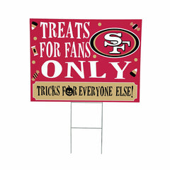 San Francisco 49ers Yard Sign, Halloween Treats for Fans