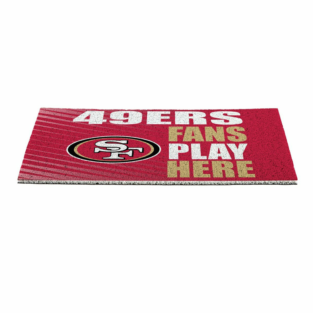San Francisco 49ers Fan Mat, 28"x16"