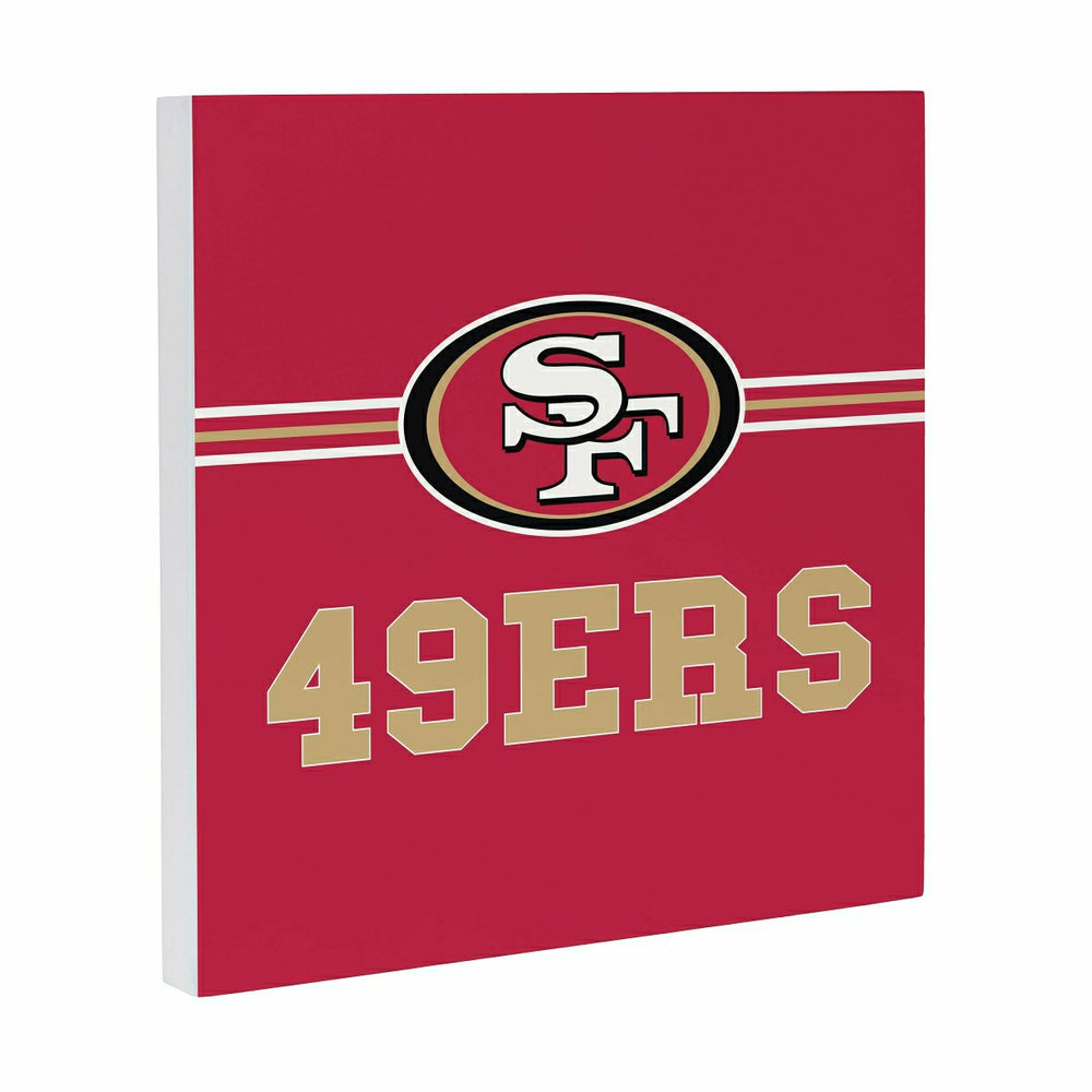 San Francisco 49ers Wood Wall Sign, 12x12