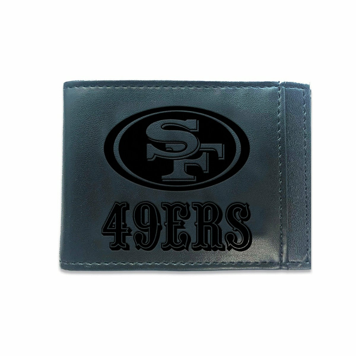 Front Pocket Wallet w/ RFID Blocking, San Francisco 49ers, Black