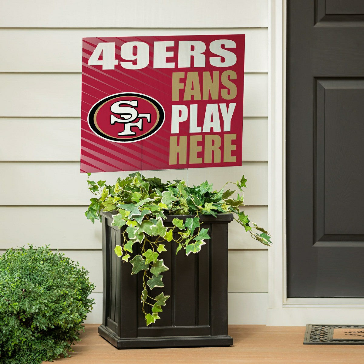 San Francisco 49ers Coroplast Yard Sign "Fans Play Here"