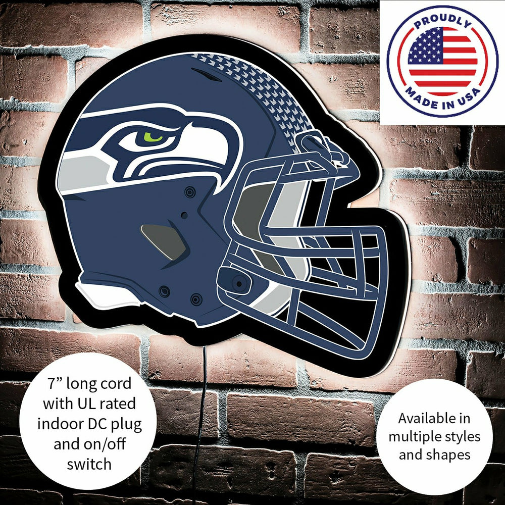 LED Wall Decor, Helmet, Seattle Seahawks