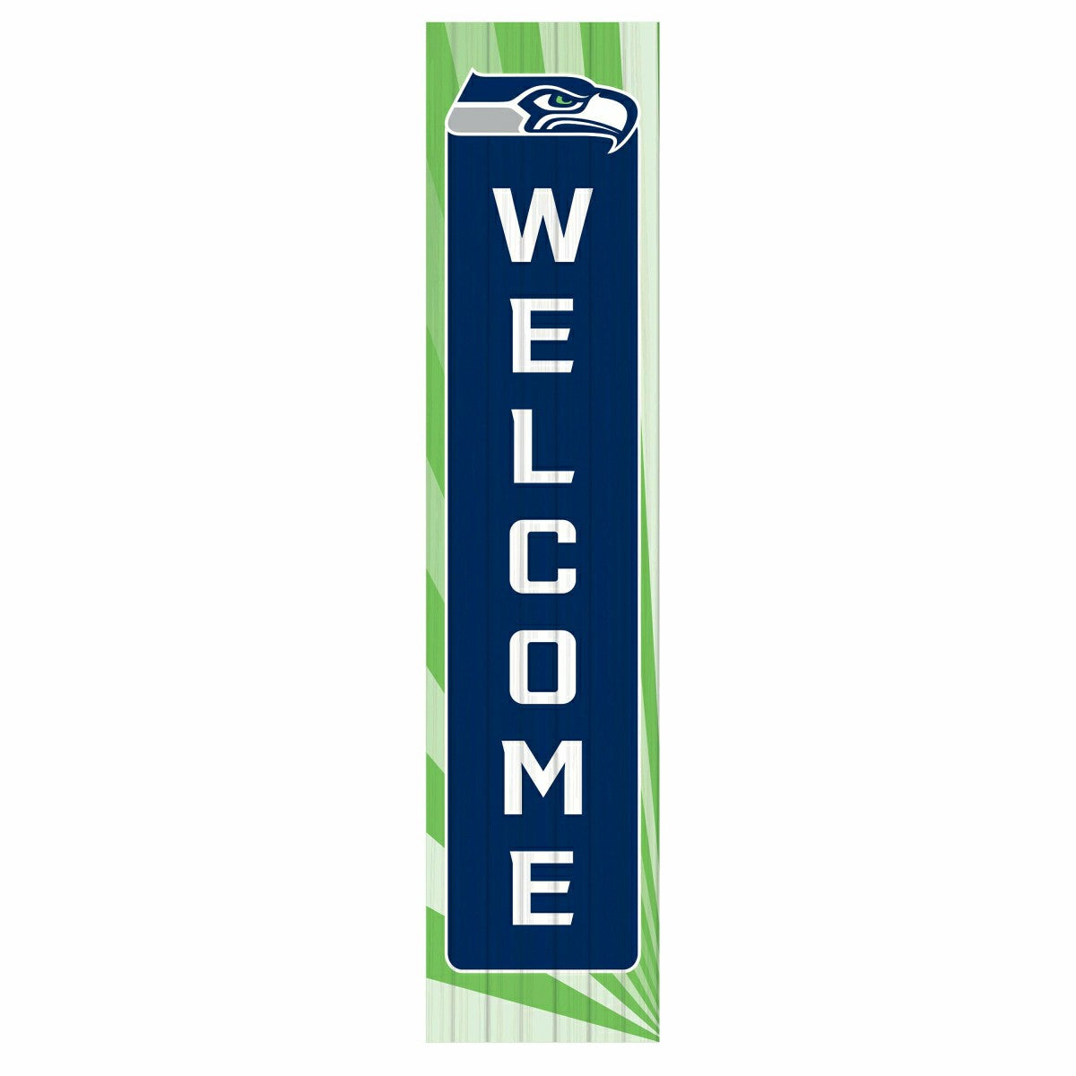 Seattle Seahawks Summer Seasonal Single Sided Large Leaner, 46"