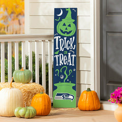 47" Double Sided Leaner, Seattle Seahawks, Halloween