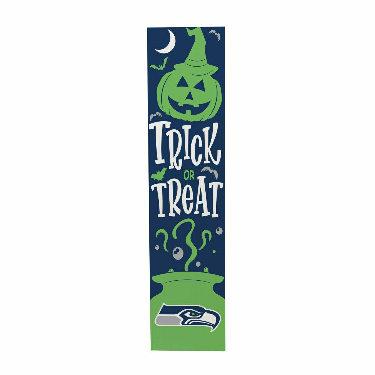 47" Double Sided Leaner, Seattle Seahawks, Halloween