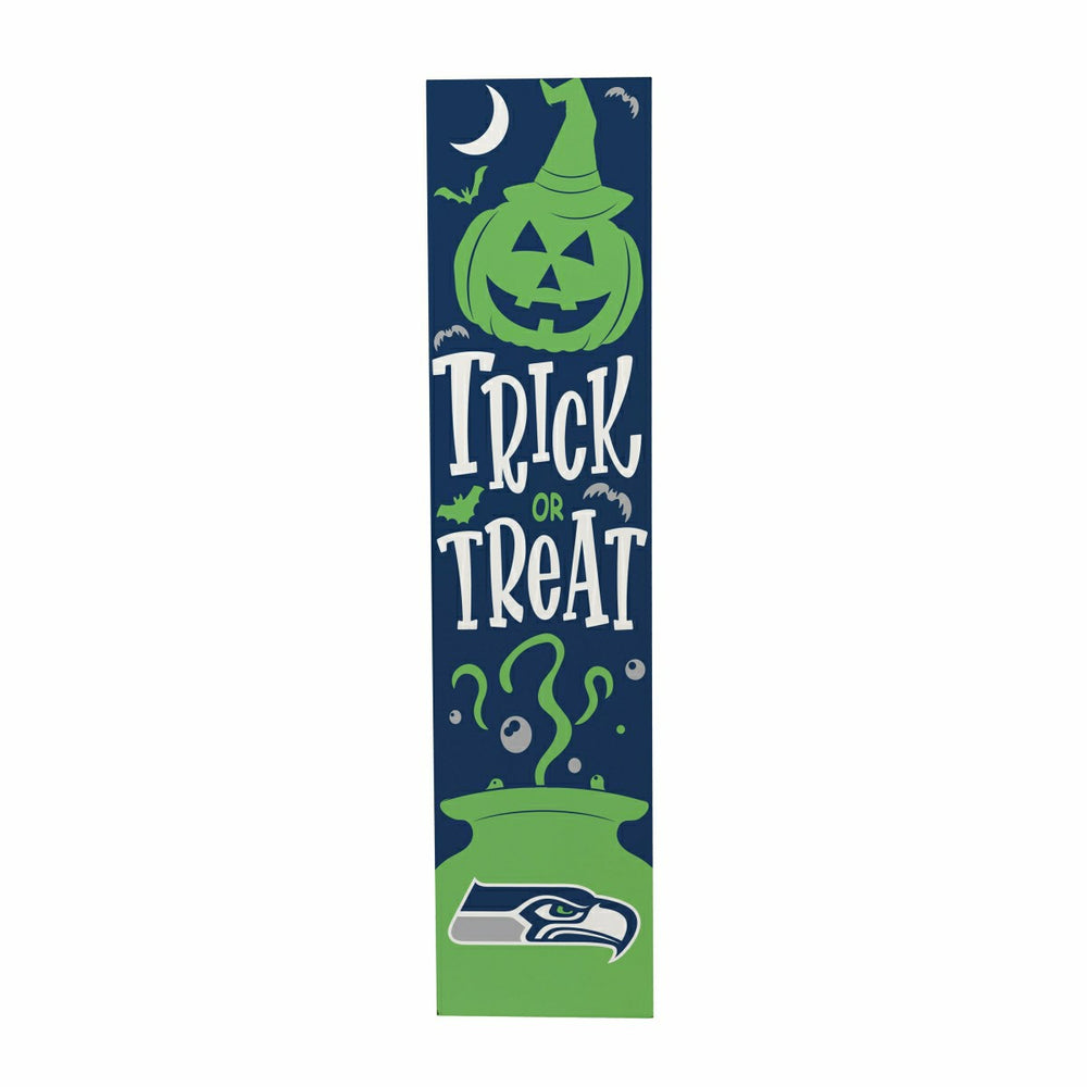 47" Double Sided Leaner, Seattle Seahawks, Halloween