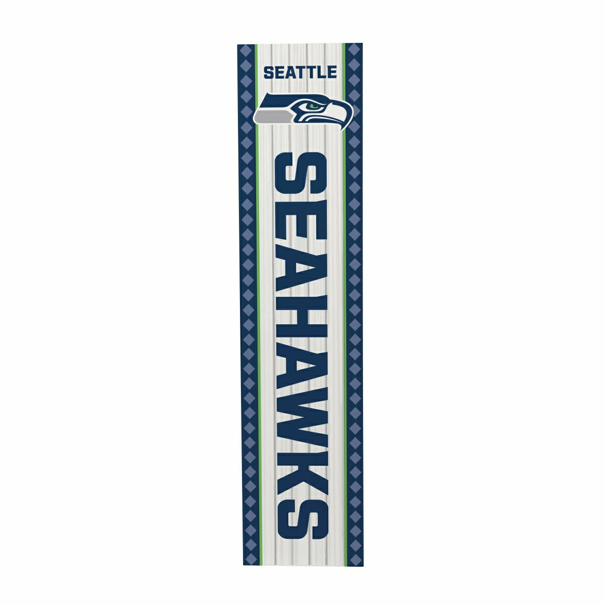 47" Double Sided Leaner, Seattle Seahawks, Christmas