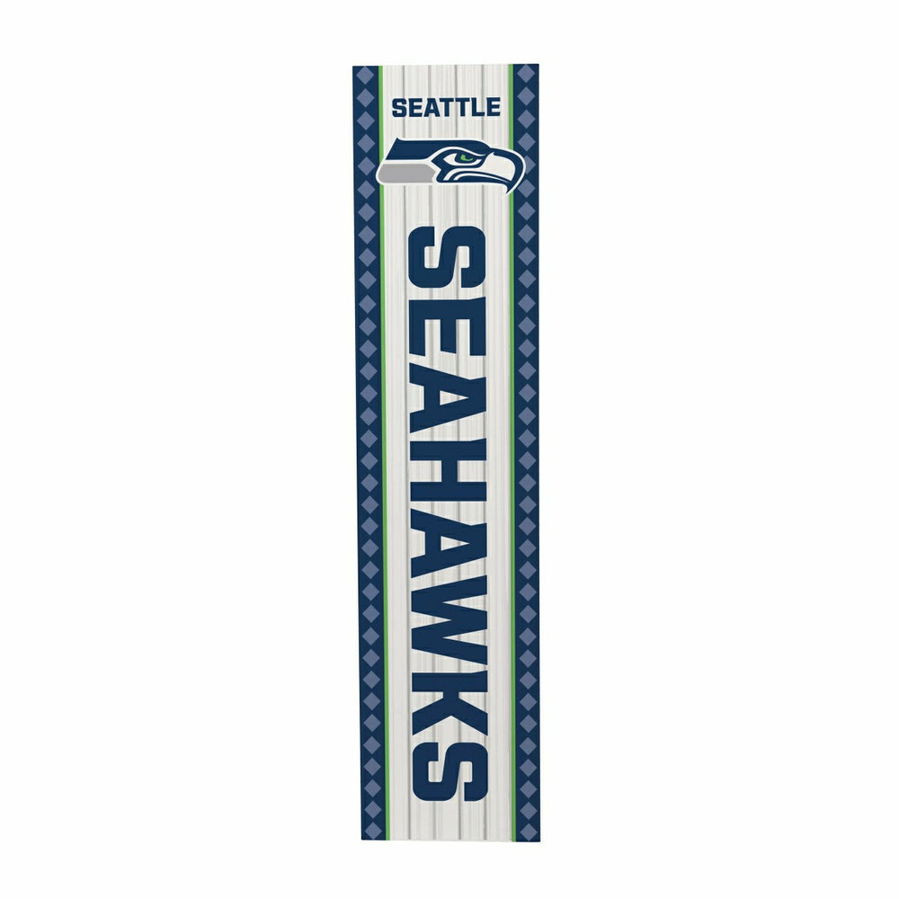 47" Double Sided Leaner, Seattle Seahawks, Christmas