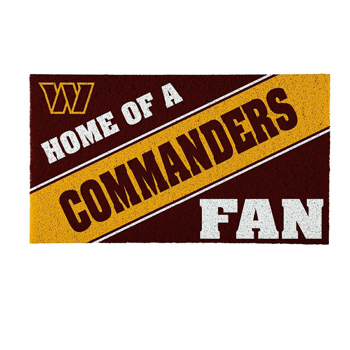 Washington Commanders, PVC Mat COLOR, Home of a Fan