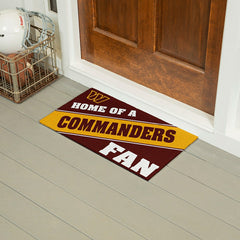 Washington Commanders, PVC Mat COLOR, Home of a Fan