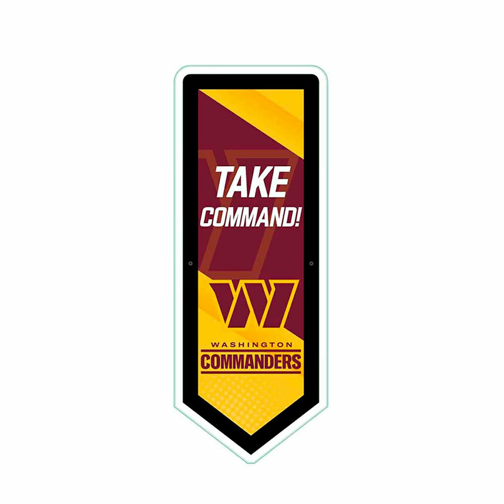 LED Wall Decor, Pennant, Washington Commanders