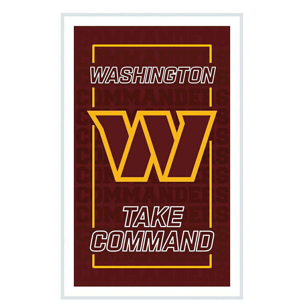 Washington Commanders NFL Football Rectangle Neolite LED Decor