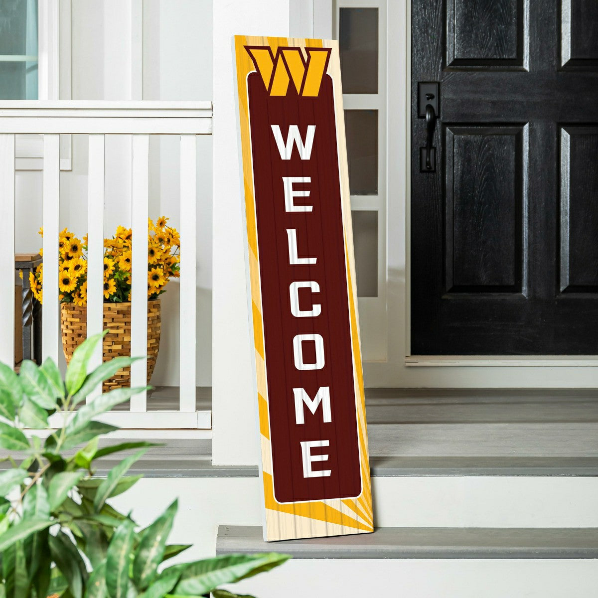 Washington Commanders Summer Seasonal Single Sided Large Leaner, 46"