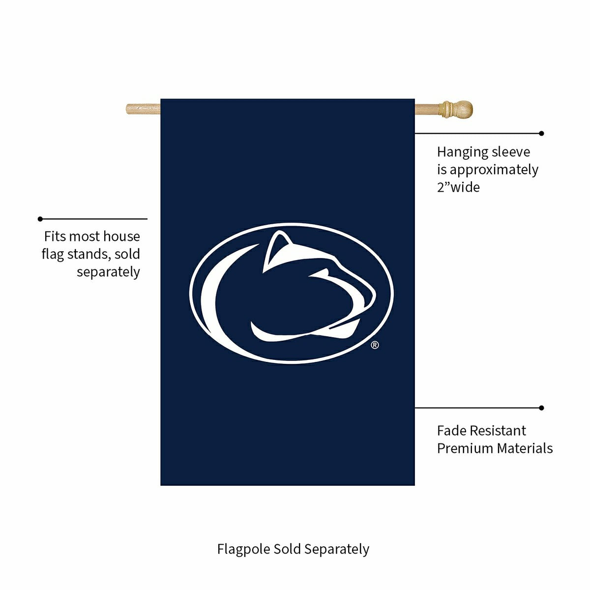 Applique Flag, Reg, Penn State