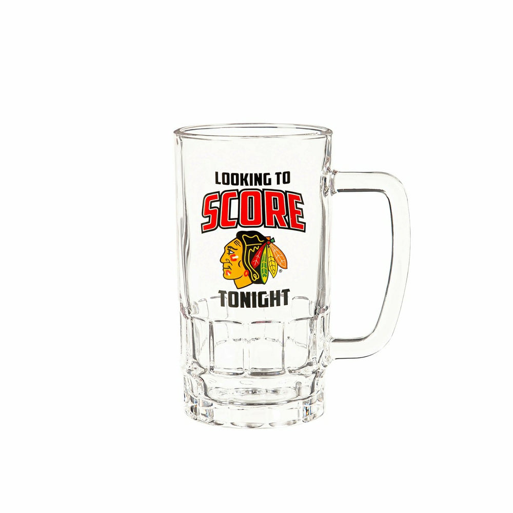 Stemless 17OZ Glass & Tankard 16OZ Gift Set, Chicago Blackhawks