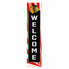 Chicago Blackhawks Summer Seasonal Single Sided Large Leaner, 46"