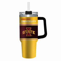 40oz Stainless Steel Canyon Cup w/ Straw, Iowa State University