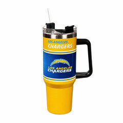 40oz Stainless Steel Canyon Cup w/ Straw, Los Angeles Chargers