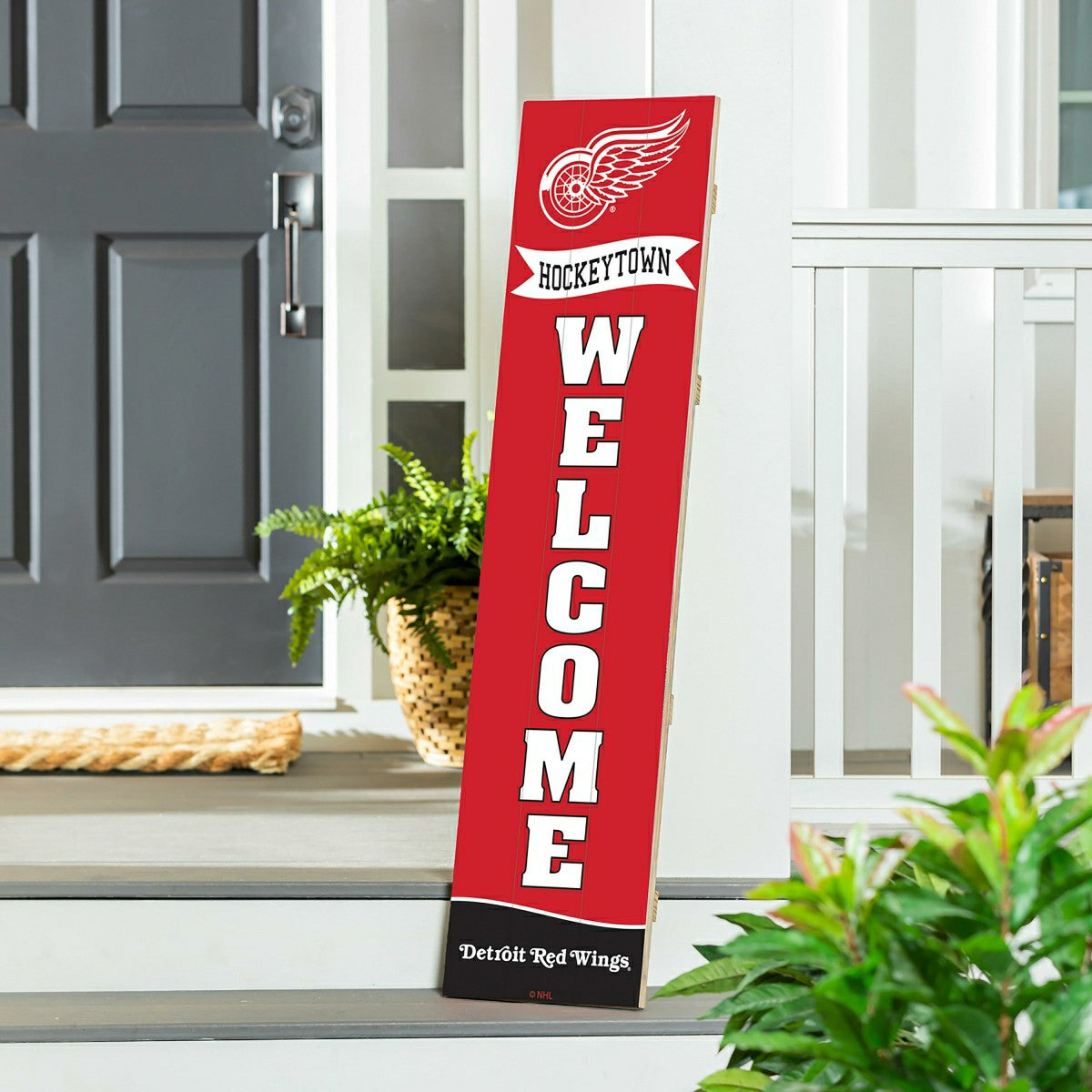 Detroit Red Wings Large Single Sided Leaner, 46"