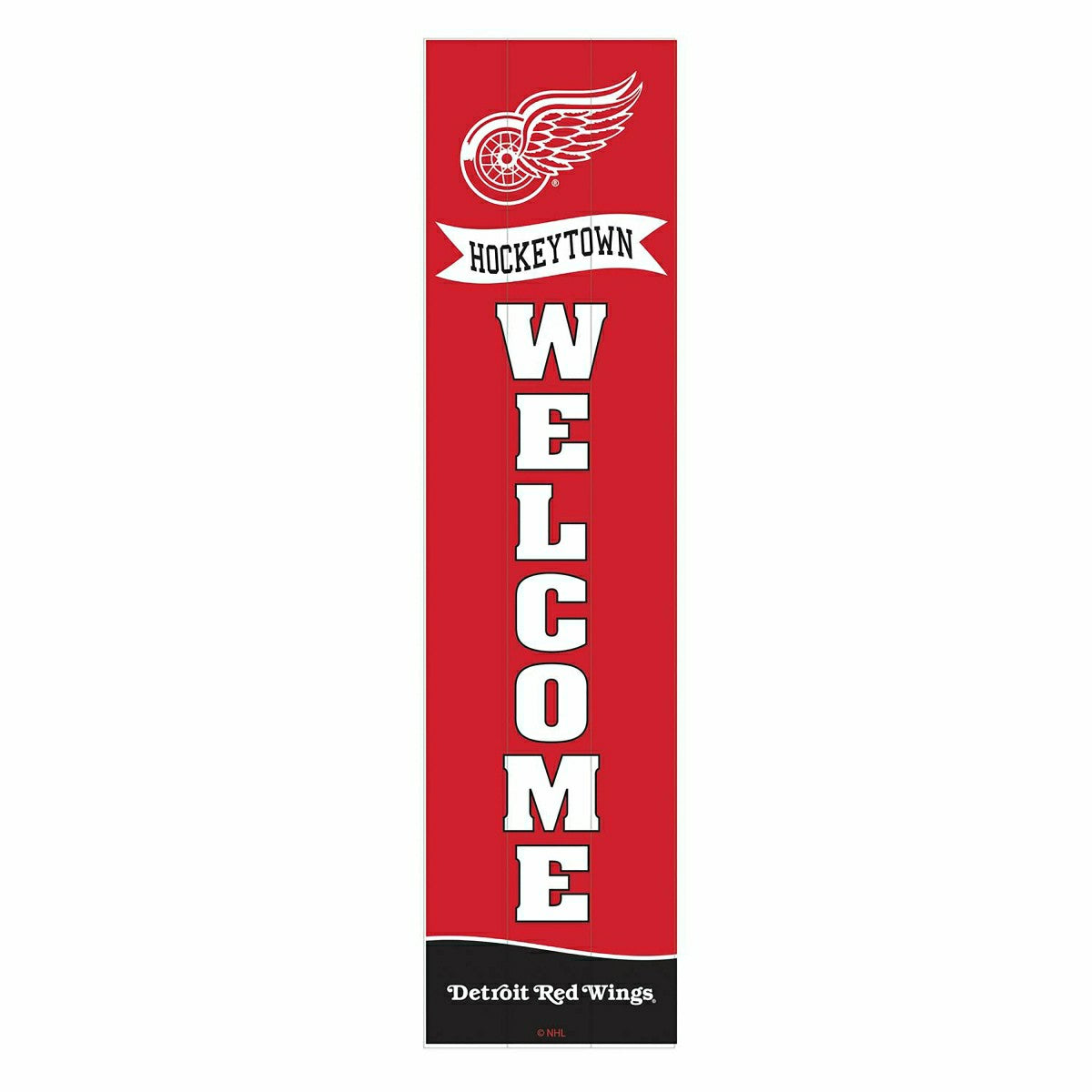 Detroit Red Wings Large Single Sided Leaner, 46"