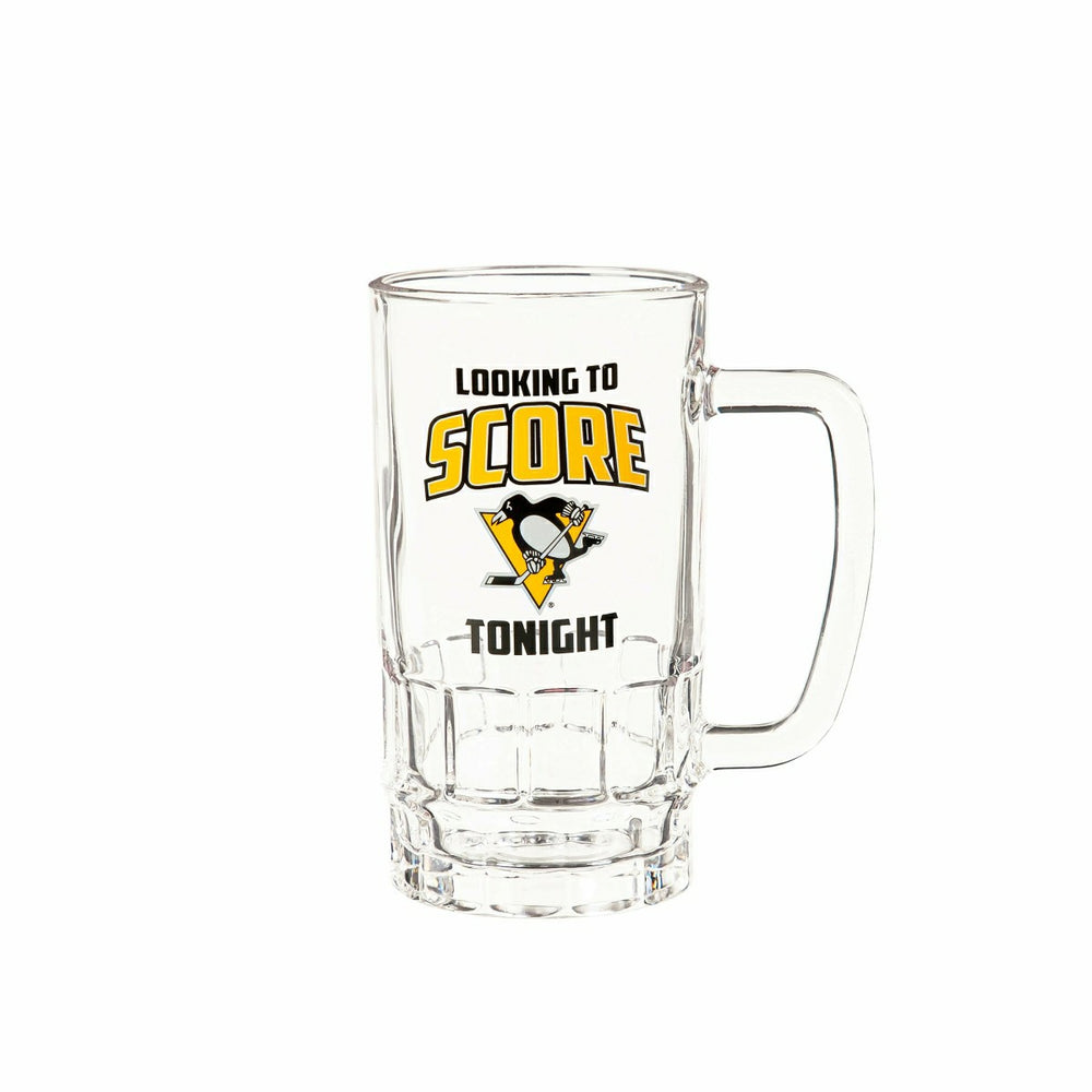 Stemless 17OZ Glass & Tankard 16OZ Gift Set, Pittsburgh Penguins