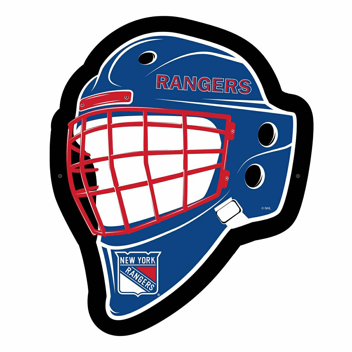 LED Wall Decor, Helmet, New York Rangers