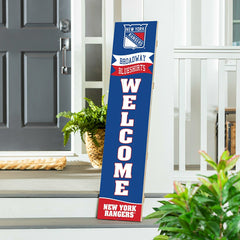 New York Rangers Large Single Sided Leaner, 46"