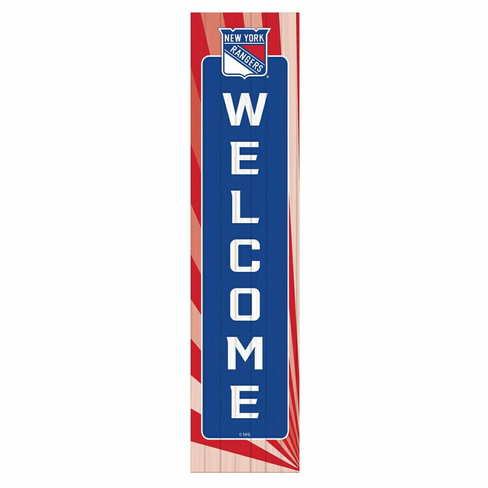 New York Rangers Summer Seasonal Single Sided Large Leaner, 46"