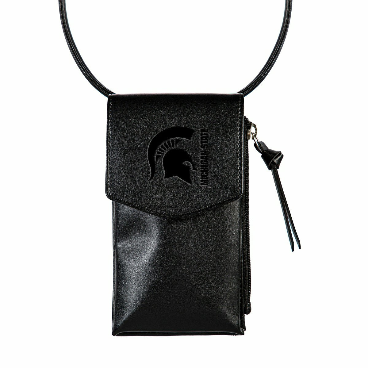 Michigan State University, Cross Body Wallet, Black